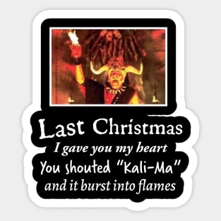 Indiana Jones Christmas Sticker